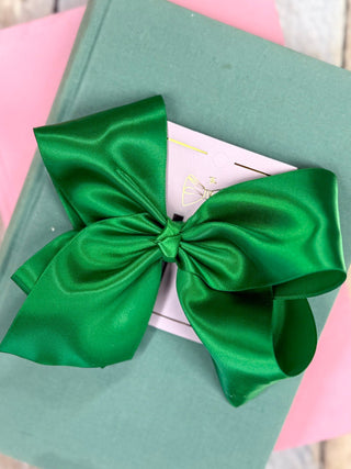 4.5" Classic Satin Hair Bows | Alligator Clips