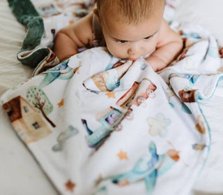 Planes, Trains, & Automobiles Minky Baby Blanket