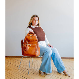 Itzy Ritzy Boss Plus™ Backpack Diaper Bag — Cognac