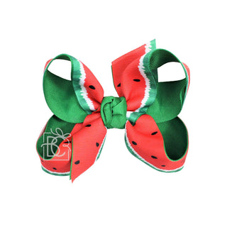 Layered Watermelon Bow 5.5"