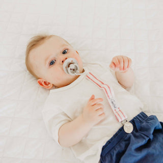 Copper Pearl Binky Clips — Slugger (Set of 3)