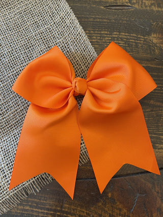 6" Solid Cheer Bow | Alligator Clip