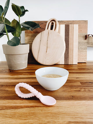 Itzy Ritzy Sweetie Spoons Silicone Fork and Spoon Set