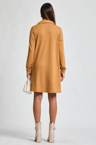 French Terry A Line Dress