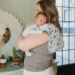 Copper Pearl Premium Burp Cloths — Boone (Set of 3)