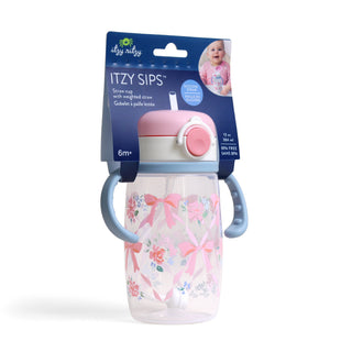 Itzy Ritzy Weighted Straw Cup with Snap-Close Lid