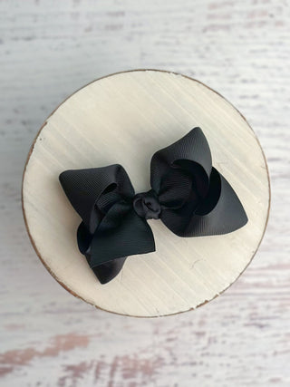 4" Essential Grosgrain Hair Bow | Clip or Headband