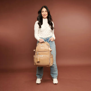 Itzy Ritzy Boss Plus™ Backpack Diaper Bag — Chai Latte