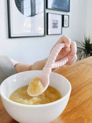 Itzy Ritzy Sweetie Spoons Silicone Fork and Spoon Set