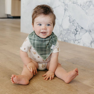 Copper Pearl Bandana Bibs — Wilder (Set of 4)