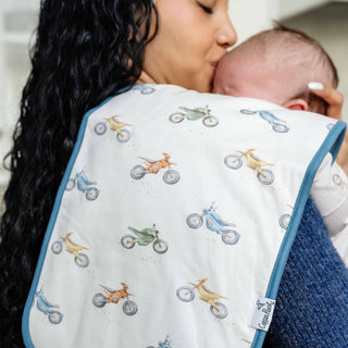 Copper Pearl Premium Burp Cloths — Ryder (Set of 3)