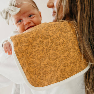Copper Pearl Premium Burp Cloths — Eden (Set of 3)