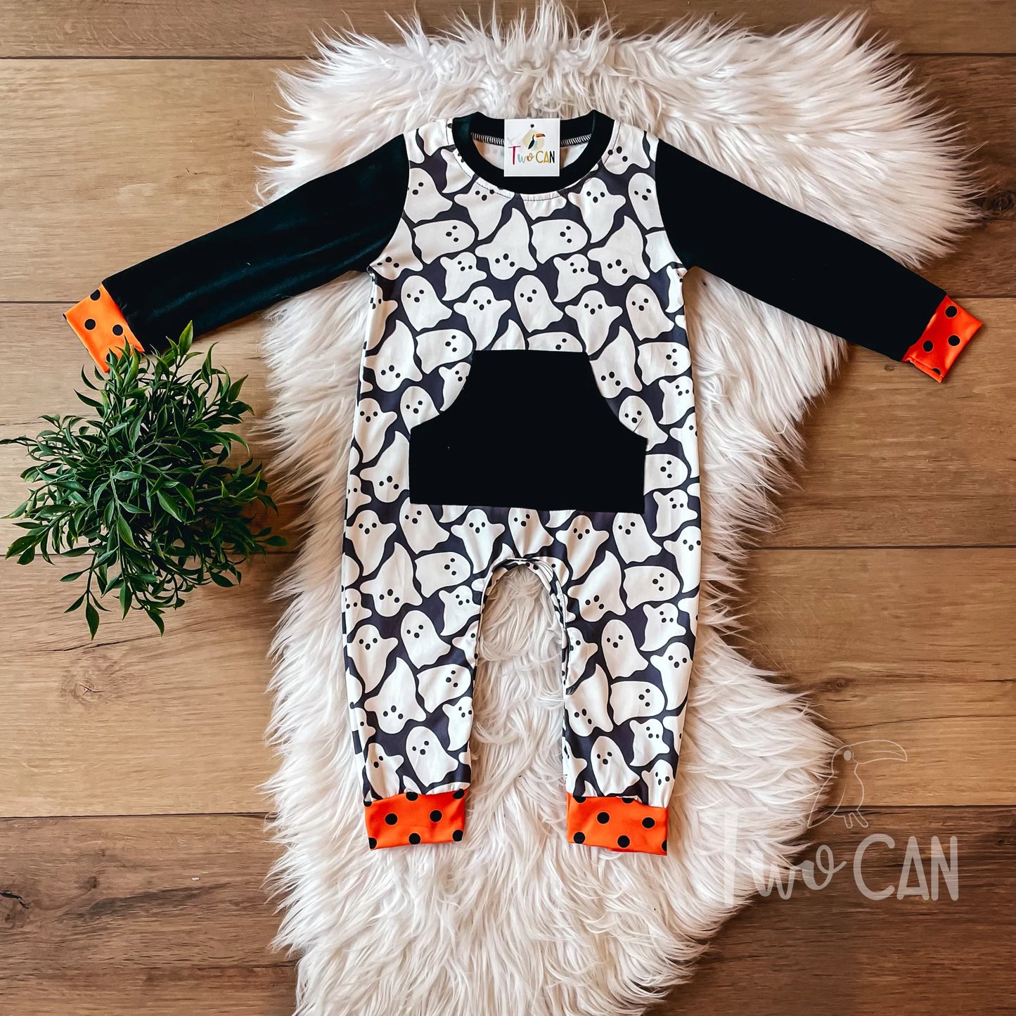 White as a Ghost Infant Romper