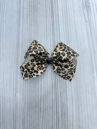 Cheetah Print Bow