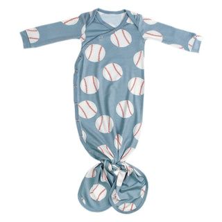 Copper Pearl Newborn Knotted Gown — Slugger