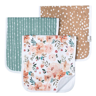 Copper Pearl Autumn Burp Cloths