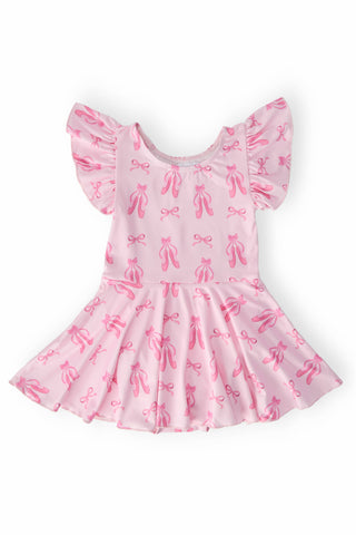 Mila & Rose - Twirling en Pointe S/S Twirl Leotard