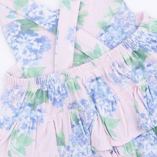 Angel Dear Hydrangeas Ruffle Sunsuit