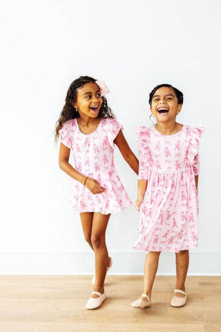 Mila & Rose - Twirling en Pointe S/S Twirl Leotard