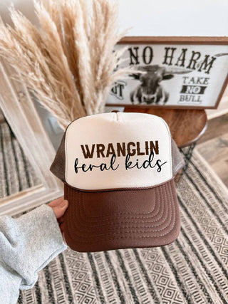 Wranglin' Feral Kids Trucker Hat