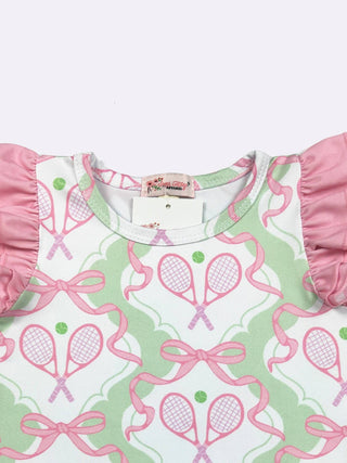 Tennis Ruffle Baby Romper