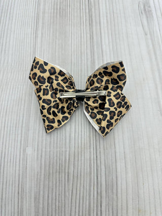 Cheetah Print Bow