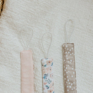 Copper Pearl Autumn Binky Clips