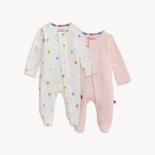 Magnetic Me Organic Cotton Footies 2-Pack