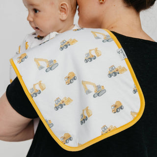 Copper Pearl Dozer Burp Cloths