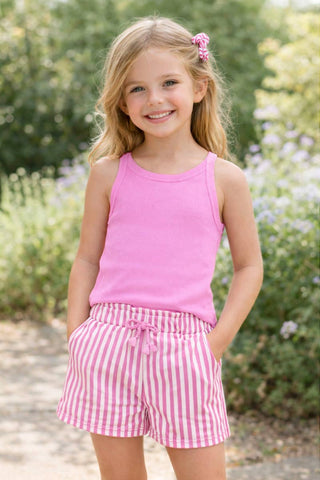 Stripe Short Set Pink / 4