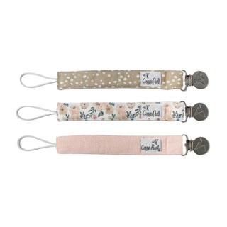 Copper Pearl Autumn Binky Clips