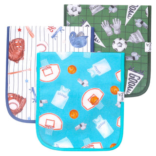 Copper Pearl All Star Burp Cloths