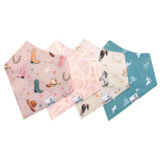 Cheyenne Bandana Bibs 4-Pack