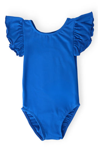 Royal Blue Flutter Leotard