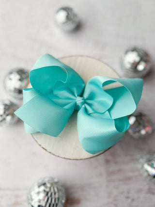 5.5" Oversize Grosgrain Hair Bow | Alligator Clip