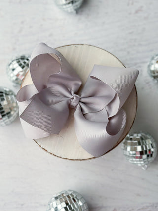 5.5" Oversize Grosgrain Hair Bow | Alligator Clip