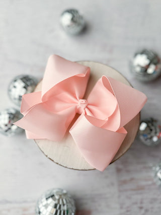 5.5" Oversize Grosgrain Hair Bow | Alligator Clip