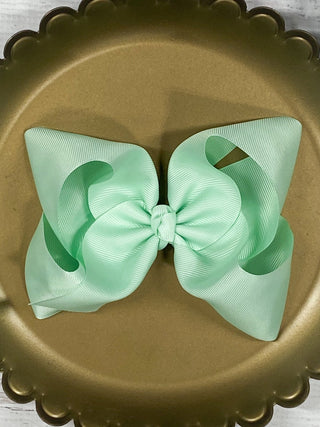 5.5" Oversize Grosgrain Hair Bow | Alligator Clip