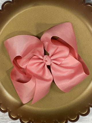 5.5" Oversize Grosgrain Hair Bow | Alligator Clip