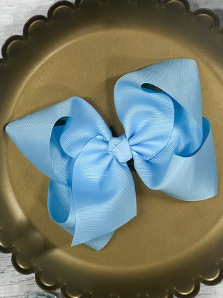 5.5" Oversize Grosgrain Hair Bow | Alligator Clip