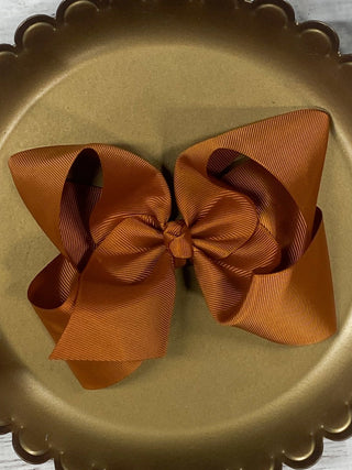 5.5" Oversize Grosgrain Hair Bow | Alligator Clip