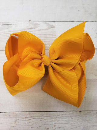 6.5" Texas Size Grosgrain Hair Bow | Alligator or French Clip