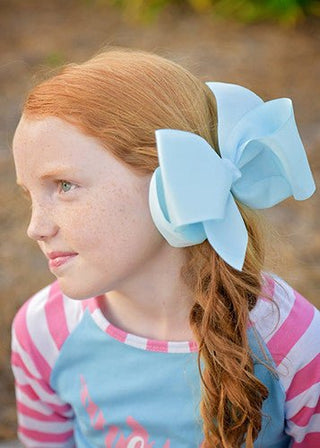 6.5" Texas Size Grosgrain Hair Bow | Alligator or French Clip