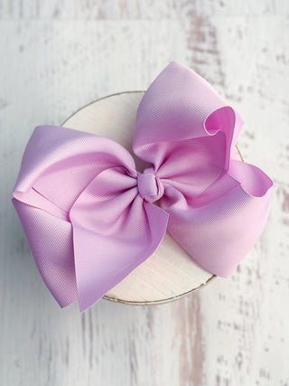 6.5" Texas Size Grosgrain Hair Bow | Alligator or French Clip