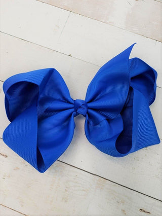 6.5" Texas Size Grosgrain Hair Bow | Alligator or French Clip