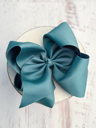 6.5" Texas Size Grosgrain Hair Bow | Alligator or French Clip