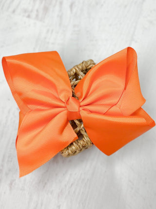 6.5" Texas Size Grosgrain Hair Bow | Alligator or French Clip