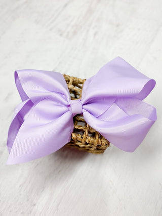 6.5" Texas Size Grosgrain Hair Bow | Alligator or French Clip
