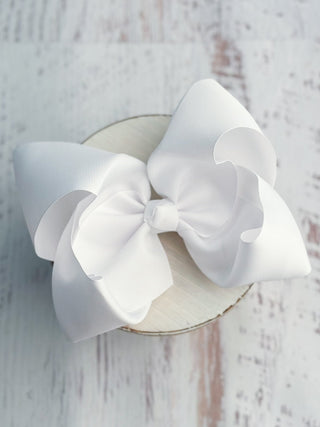 6.5" Texas Size Grosgrain Hair Bow | Alligator or French Clip