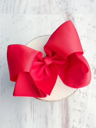 6.5" Texas Size Grosgrain Hair Bow | Alligator or French Clip